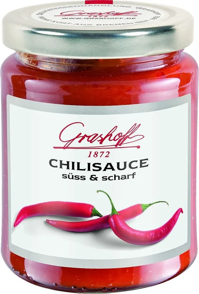 Grashoff Nachf. GmbH Grashoff chili sauce with red chili peppers and ginger 200ml 3-pack