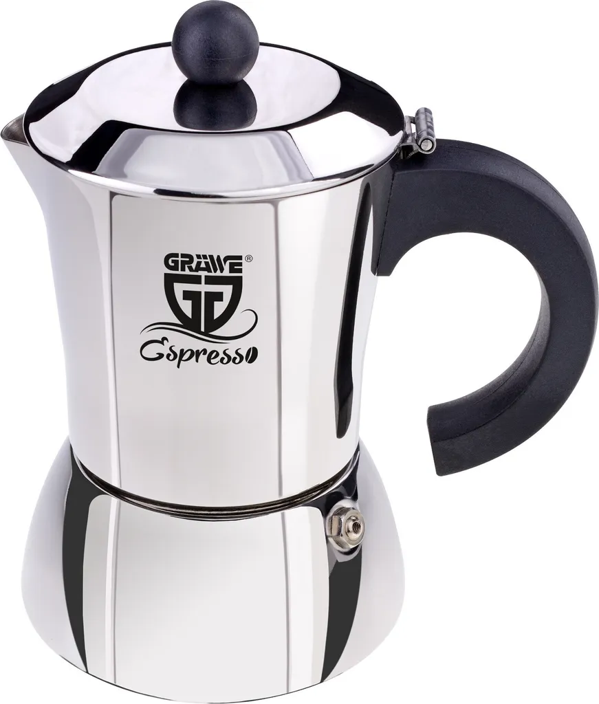 GRAWE GRÄWE stainless steel espresso maker for 4 cups