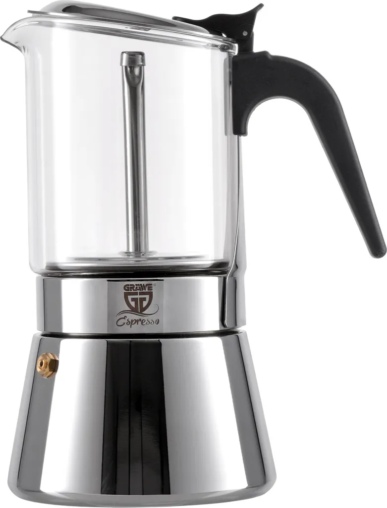 GRAWE GRÄWE Espresso Maker with Glass Carafe, 9 Cups