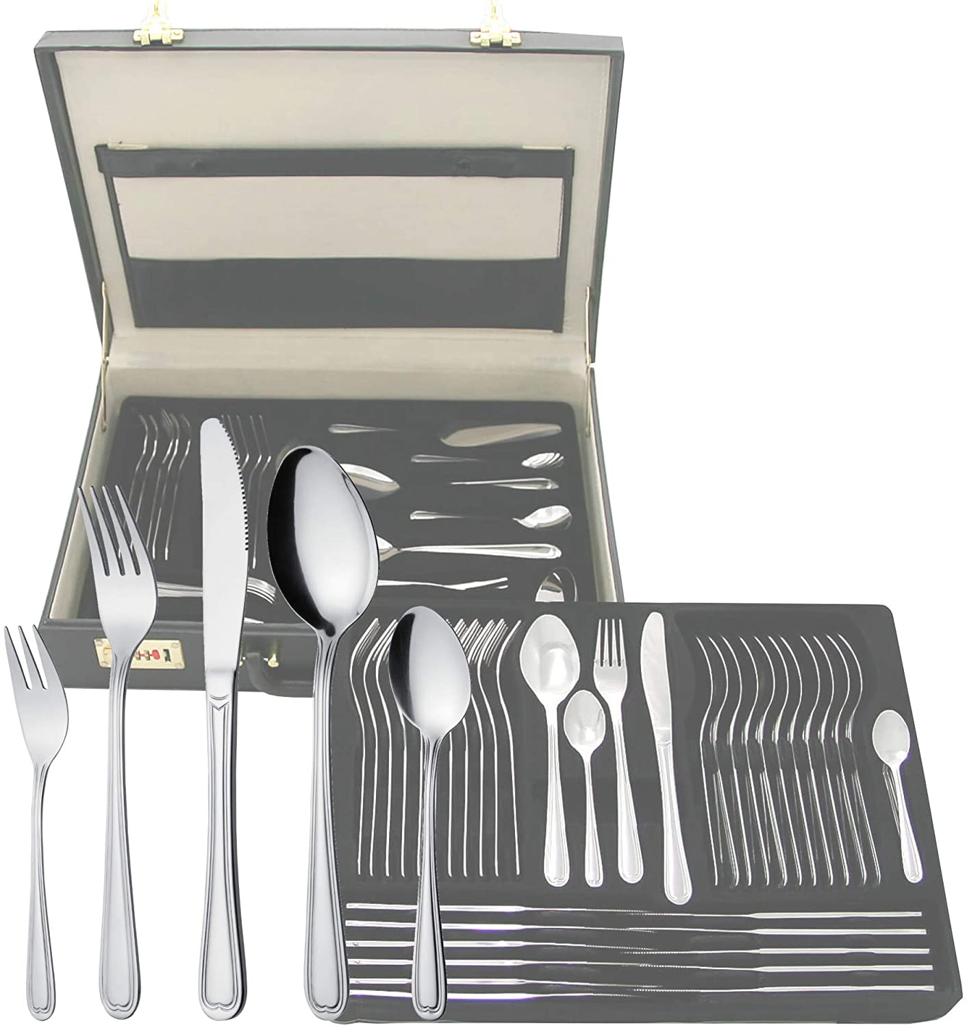 GRAWE Gräwe Salzburg 100-Piece Cutlery Briefcase for 12 People