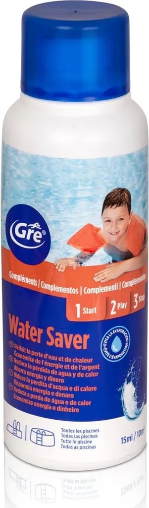 Gre Water Saber Prevents and Slows Down the Evaporation of Water 1L Transparent One Size 1000g