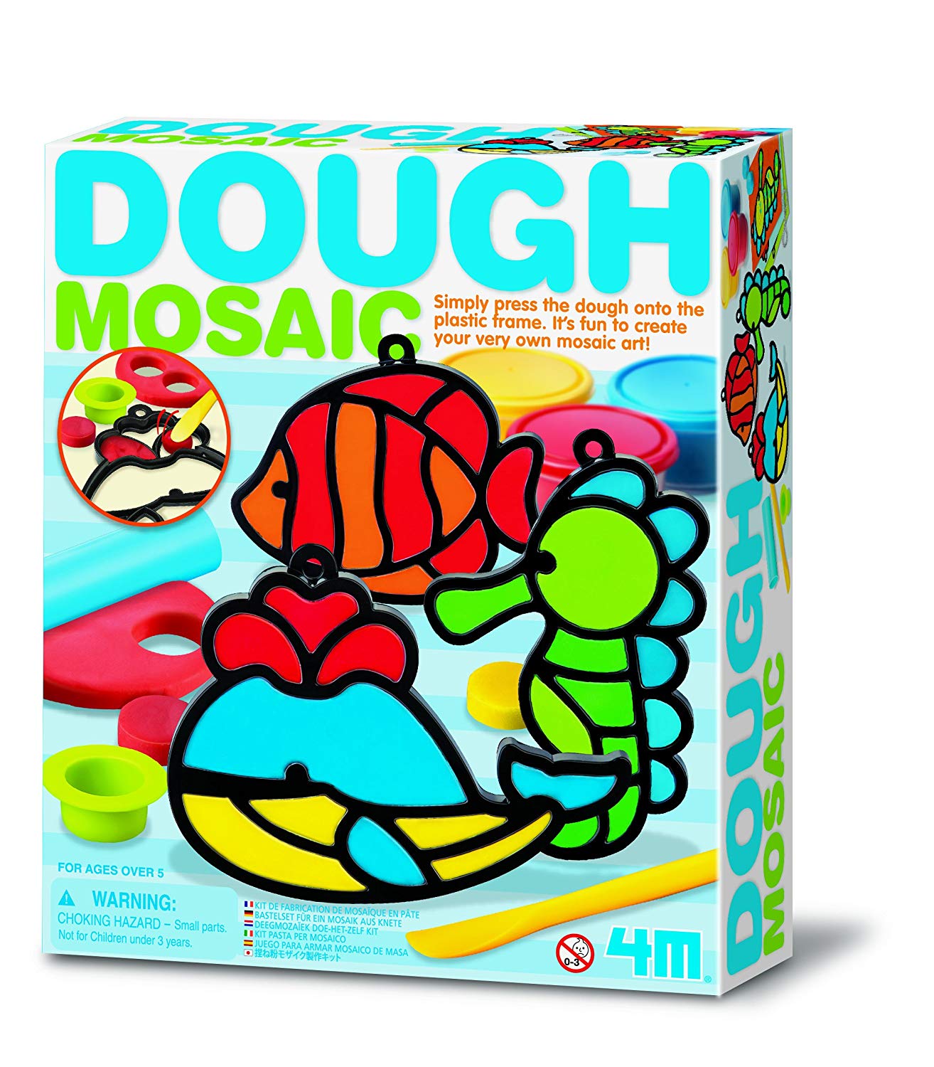 4M Great Gizmos Dough Mosaic Making Kit Ocean