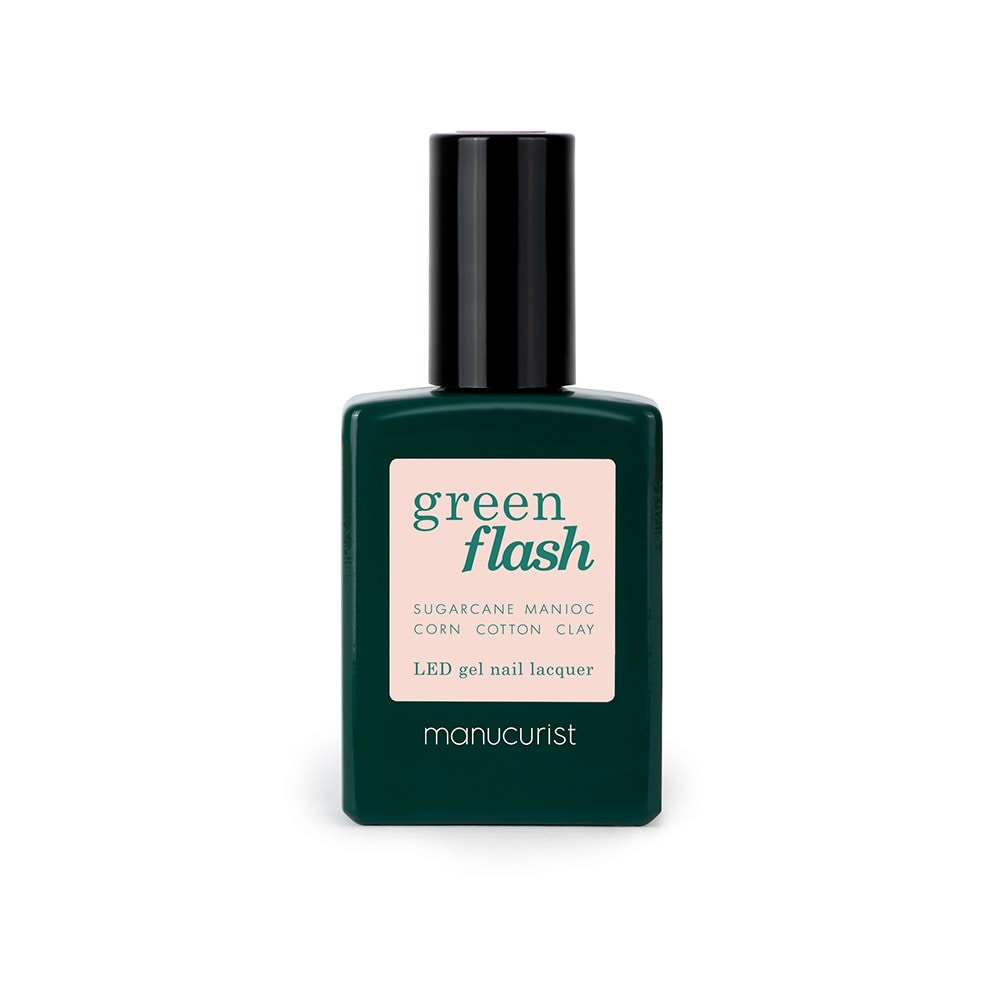 Manucurist Green flash led gel nail lacquer, pale rose