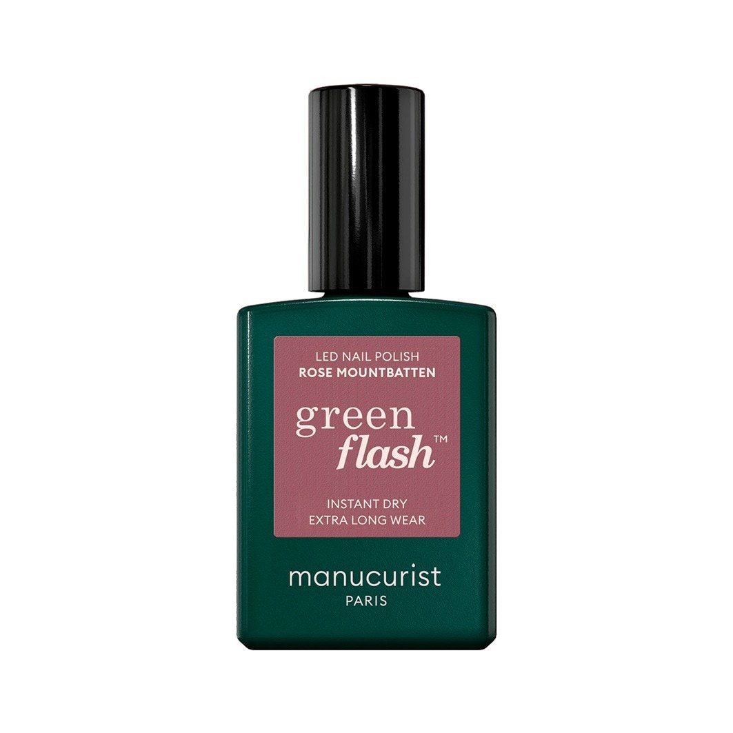 Manucurist Green Flash Led Gel Nail Lacquer, 15 ml Rose Mountbatten
