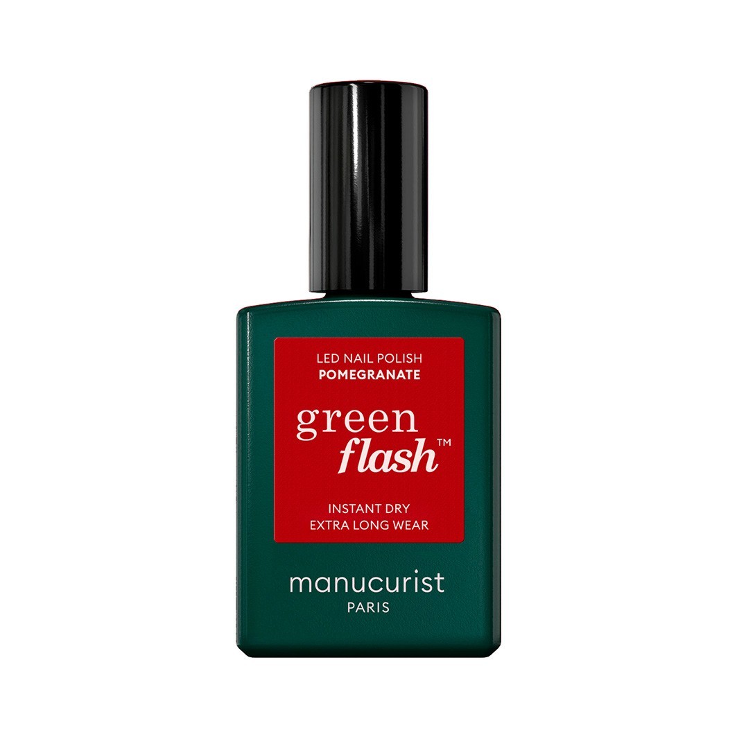 Manucurist Green Flash Led Gel Nail Lacquer Pomegranate