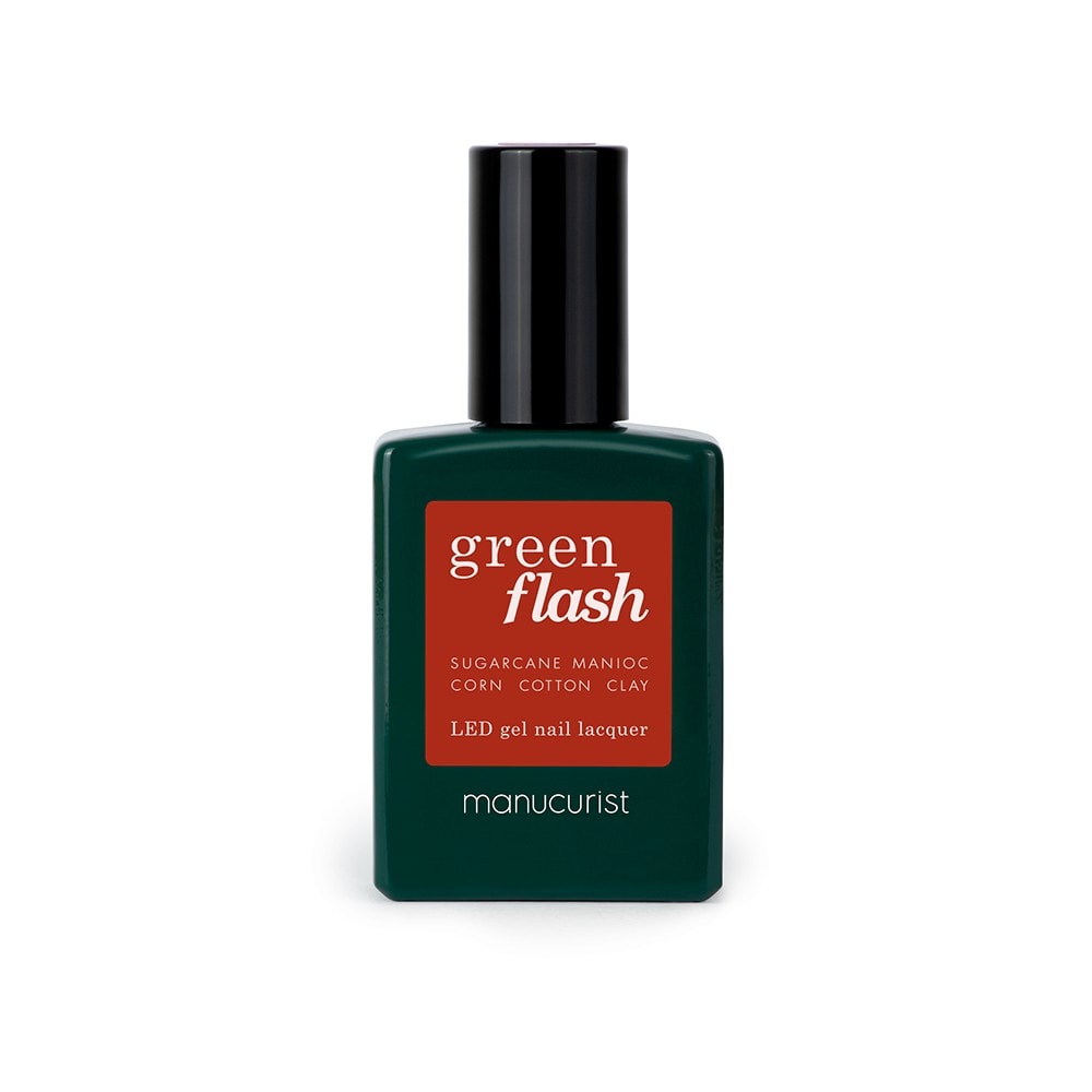 Manucurist Green Flash Led Gel Nail Lacquer, Indian Summer
