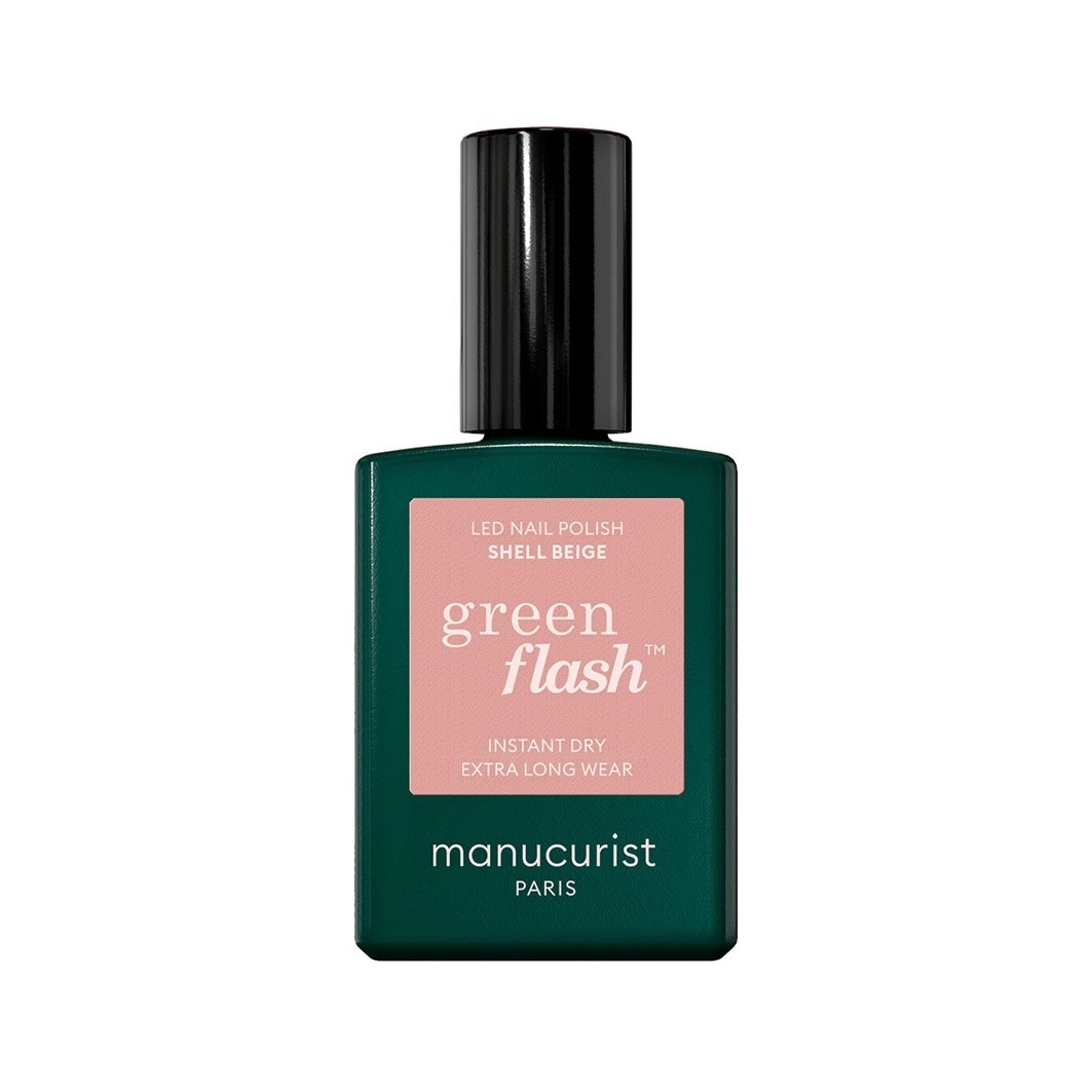 Manucurist Green Flash Led Gel Nail Lacquer Flash Shell Beige