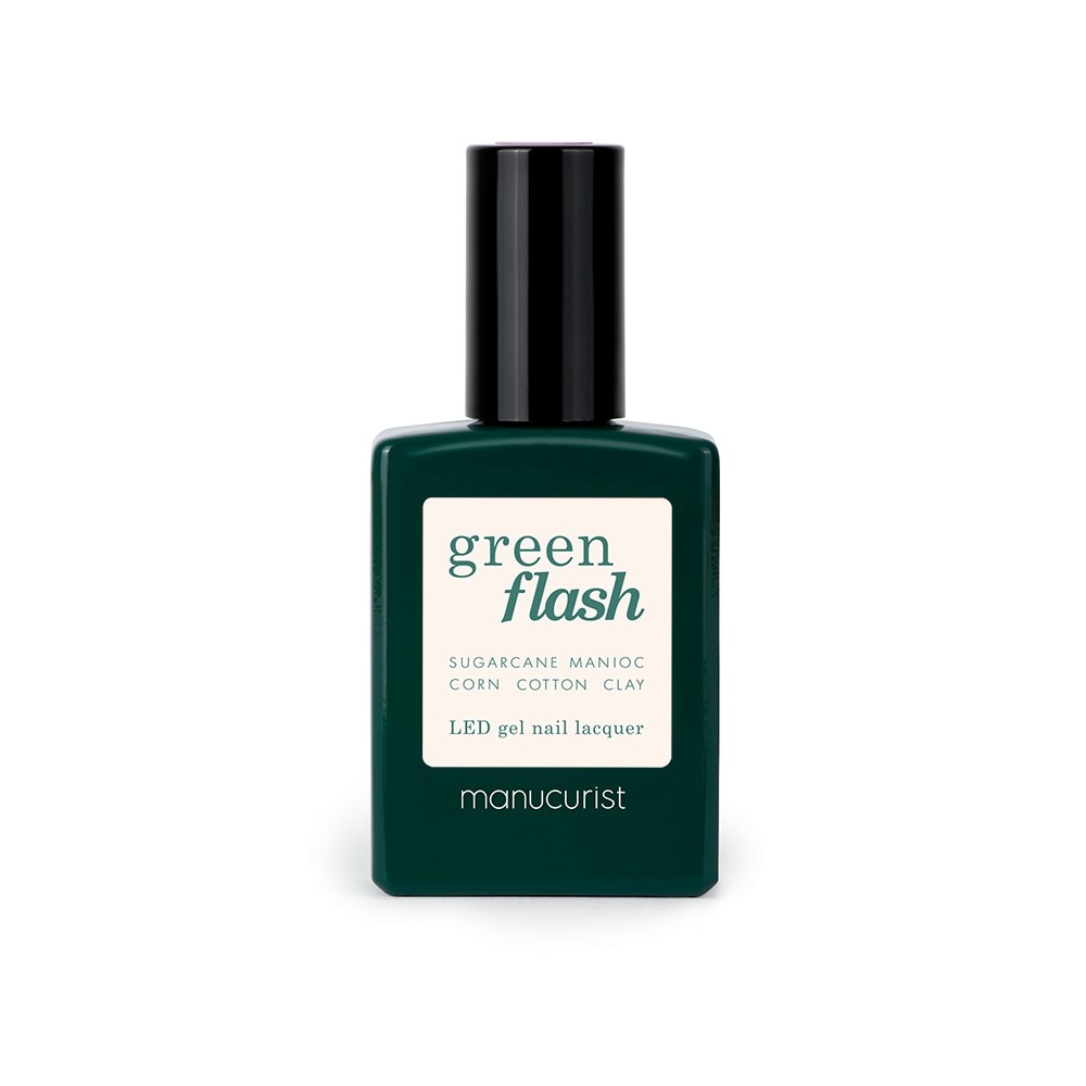 Manucurist Green Flash Led Gel Nail Lacquer, Milky White
