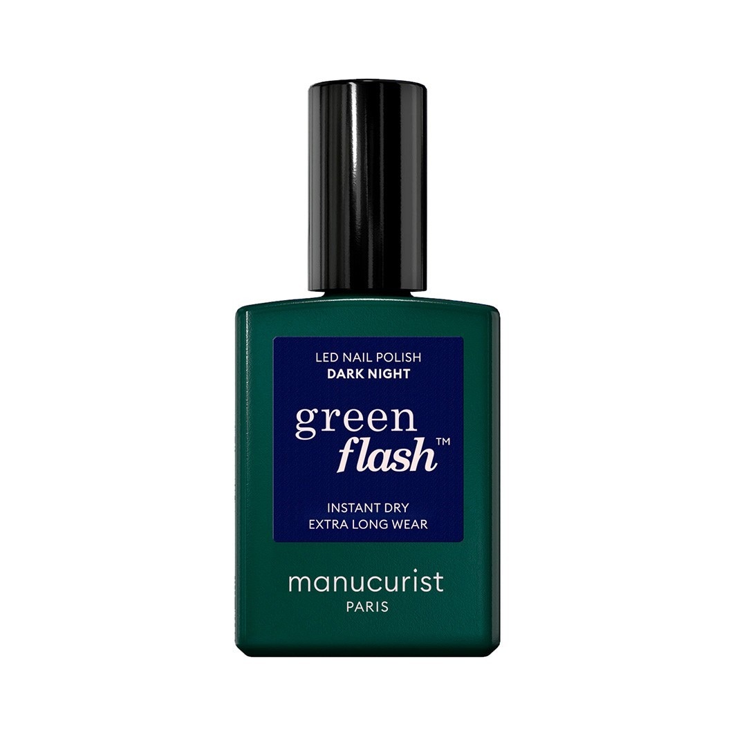 Manucurist Green Flash Led Gel Nail Lacquer Dark Night