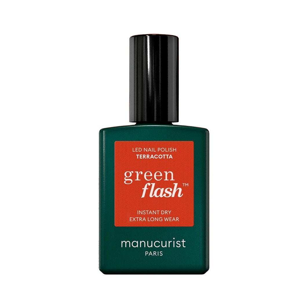 Manucurist Green Flash Led Gel Nail Lacquer, 15 ml Flash Terracotta