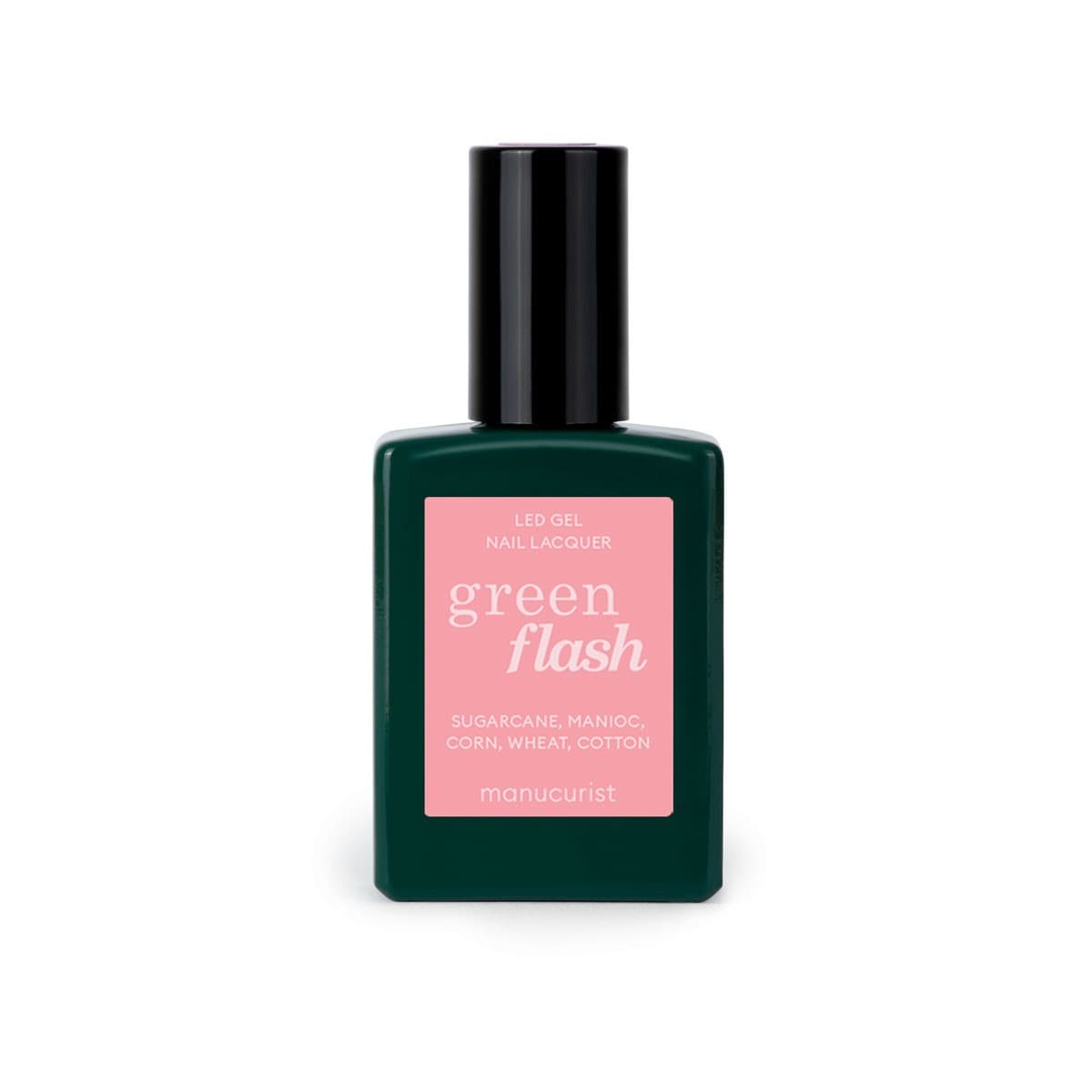 Manucurist Green Flash Led Gel Nail Lacquer, Pink Paradise