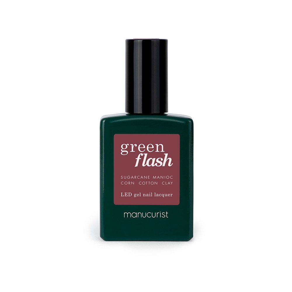 Manucurist Green Flash Led Gel Nail Lacquer, Victoria Plum