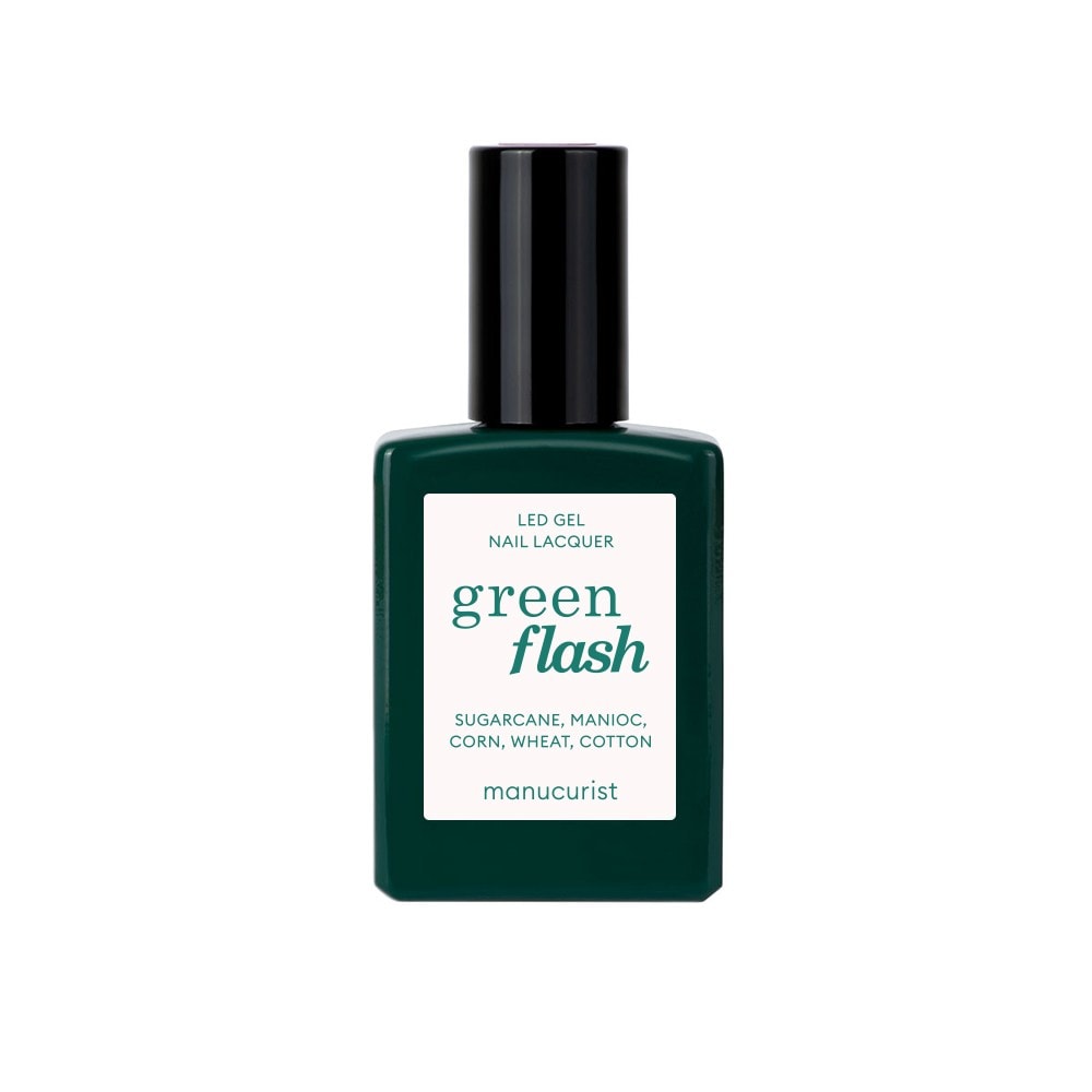 Manucurist Green Flash Led Gel Nail Lacquer, Snow