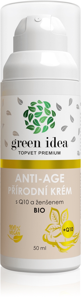 Green Idea Anti-Aging Natural Cream with Q10 and Ginseng Cream for Mature Skin