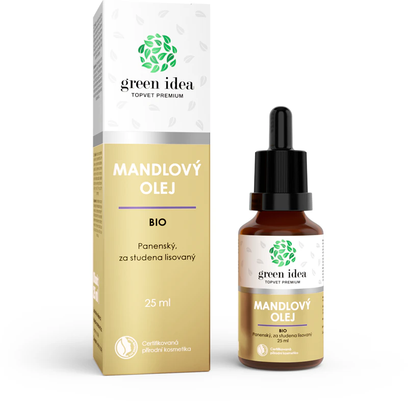 Green Idea Organic Almond Oil Cold-pressed almond oil