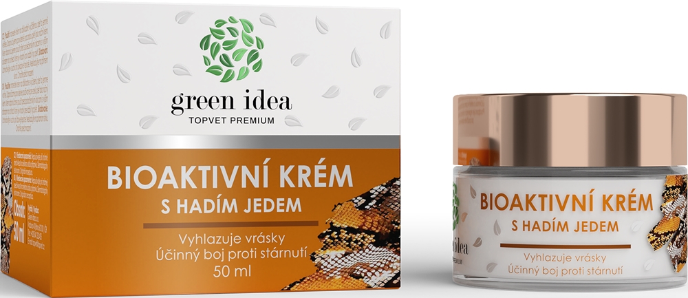 Green Idea Bioactive cream with snake venom, smoothing and firming care