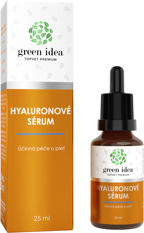 Green Idea Topvet premium herbal teas Hyaluronové sérum facial care