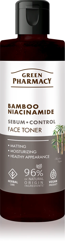 Green Pharmacy Bamboo & Niacinamide Face Toner Active toner for oily skin