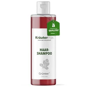Kräutermax Green Tea Shampoo Green Tea Extract for Cleaning Hair 1 x 250 ml