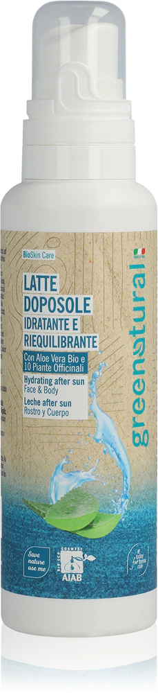 Greenatural After-Sun Body Milk hydrating milk after sun exposure