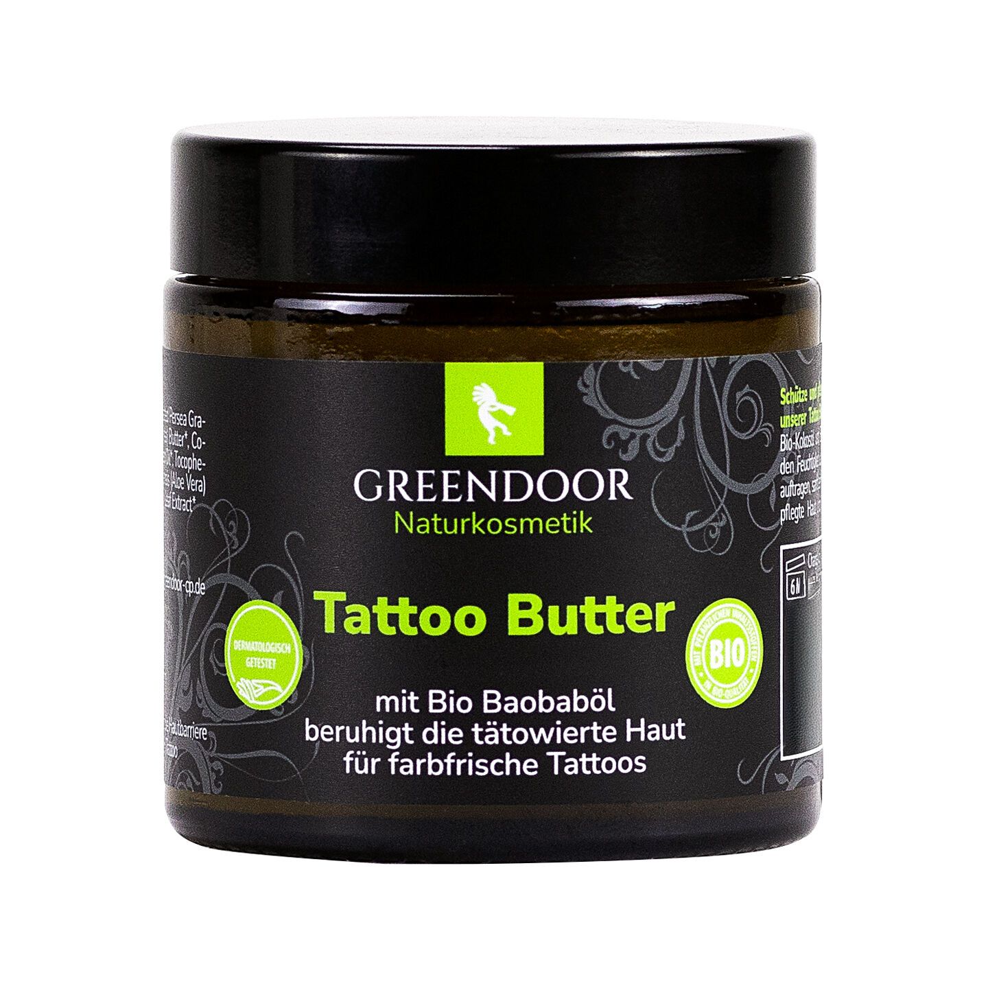 GREENDOOR tattoo butter, tattoo balm 120 ml