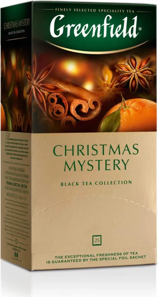 sonstige Greenfield Christmas Mystery Flavored Black Tea 25 Tea Bags, 38 gm