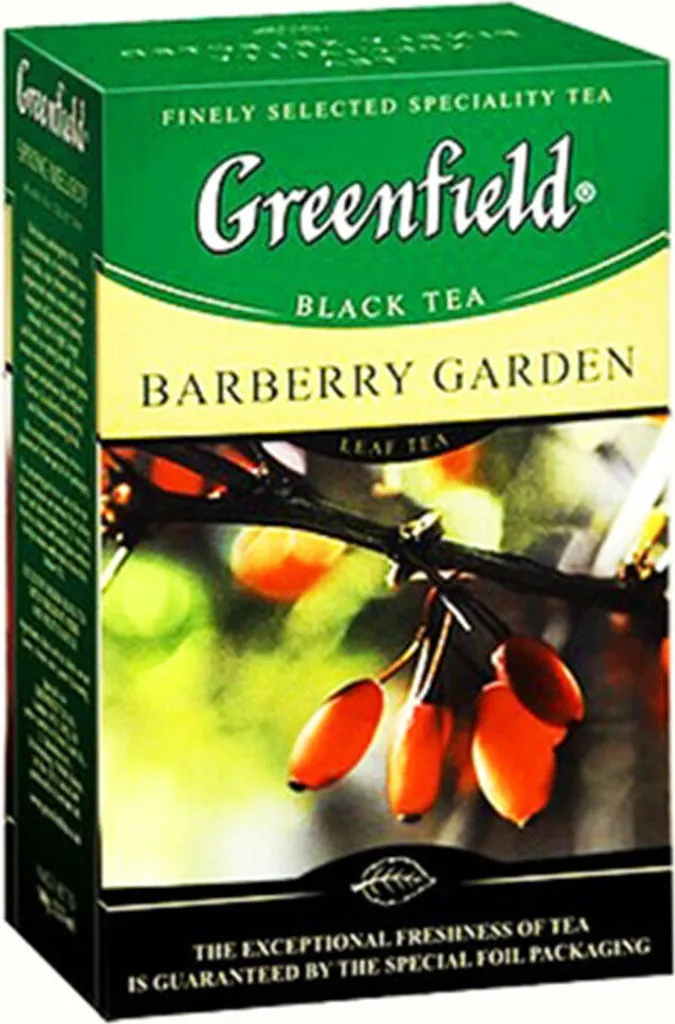 Greenfield Black Tea Barberry Garden loose 100g Black Tea Barberry 100g