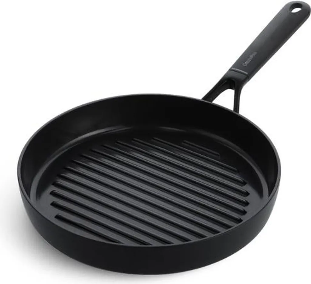 Greenpan Smart Collection Grill Pan - Ceramic-coated, ceramic-free, Ø28cm - Stackable & Ergonomic Handle, suitable for all types of cooktops