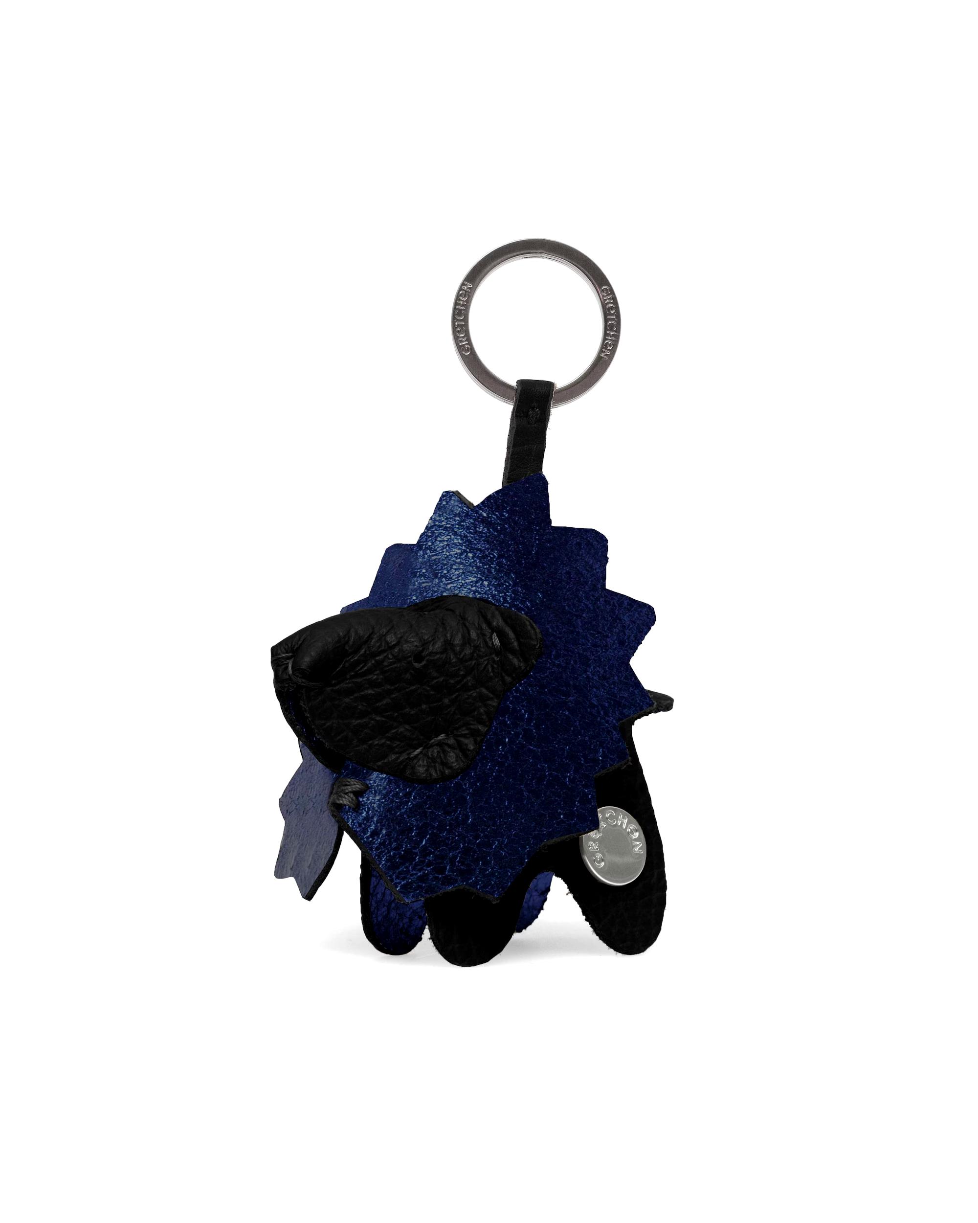 Gretchen Keychain Keychain Lion Keyring made of Italian calf leather