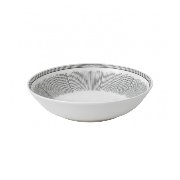 Royal Doulton Gray Lines Deep Dish