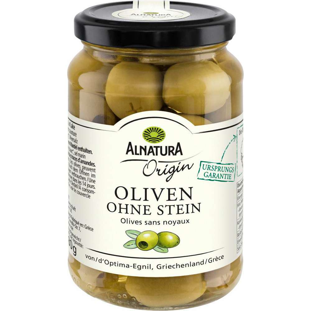 Alnatura Greek pitted olives