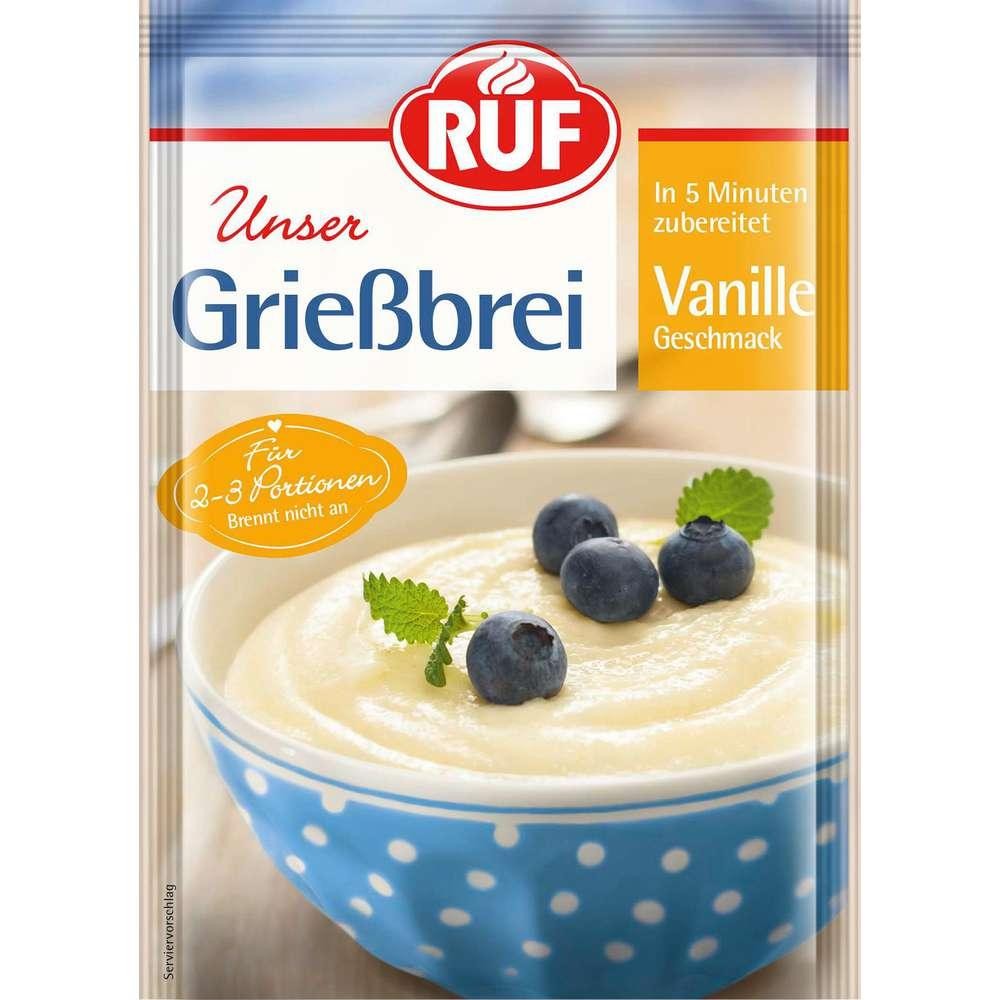 RUF semolina porridge, vanilla