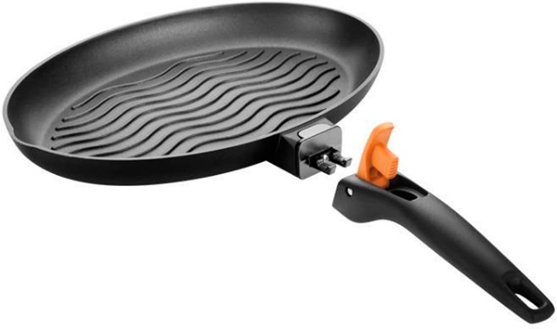 Tescoma Oval Fish Pan with Removable Handle, SmartCLICK Technology, 35 x 24 cm Griddle Pan