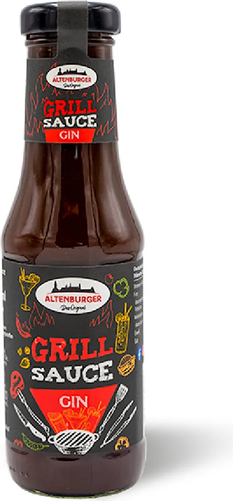 Altenburger Senf & Feinkost GmbH Grill Sauce Gin, 320 ml