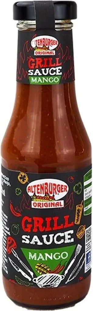 Altenburger Senf & Feinkost GmbH Grill Sauce Mango with Chili, 320 ml