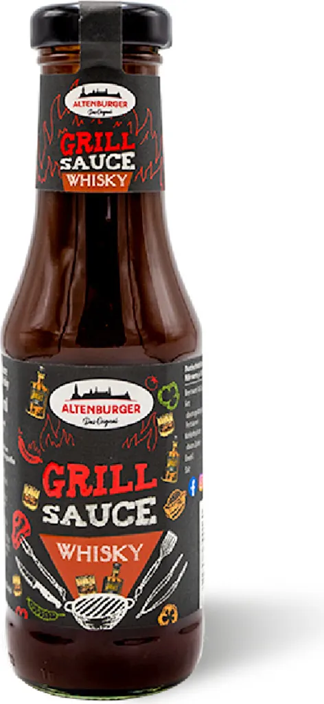 Altenburger Senf & Feinkost GmbH Grill Sauce Whisky, 320 ml