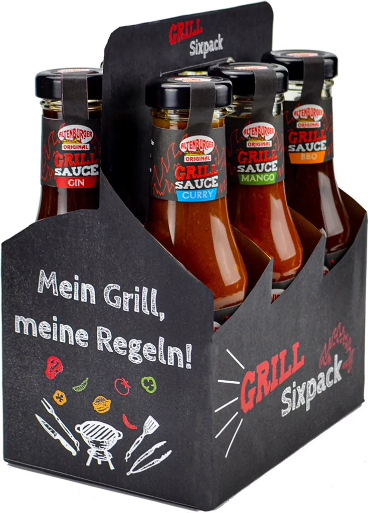 Altenburger Senf & Feinkost GmbH Grill Sixpack - 6 barbecue sauces