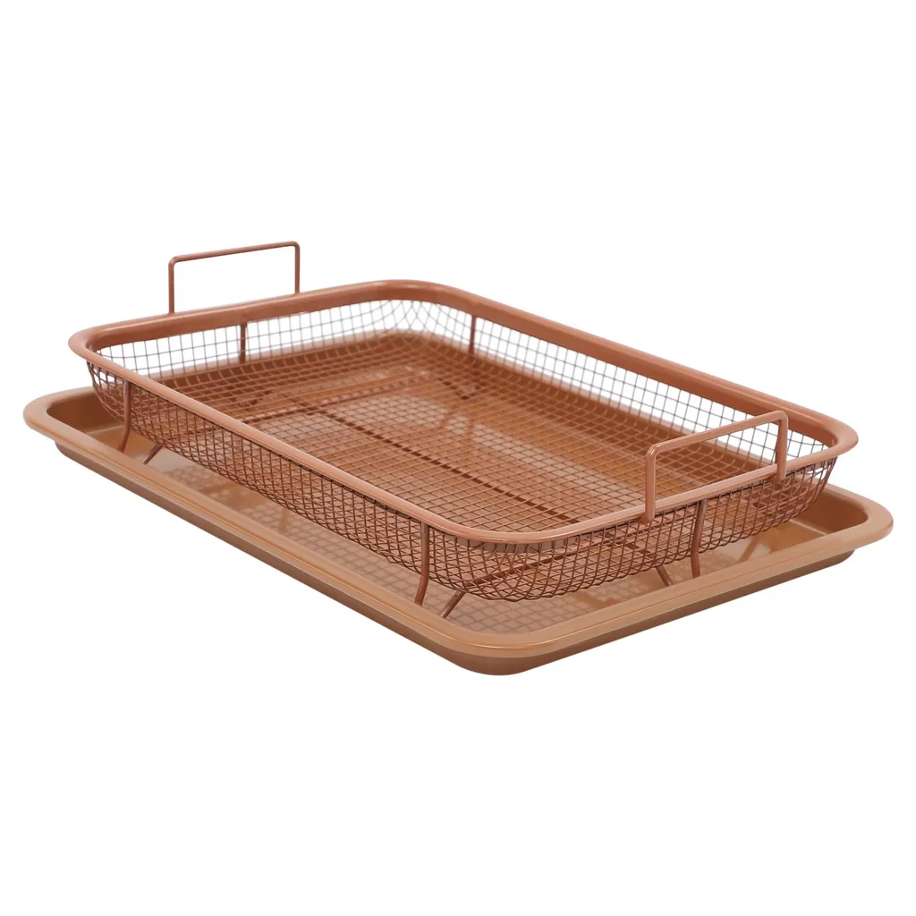 easybuy Oven grill basket, oven baking basket with baking tray
