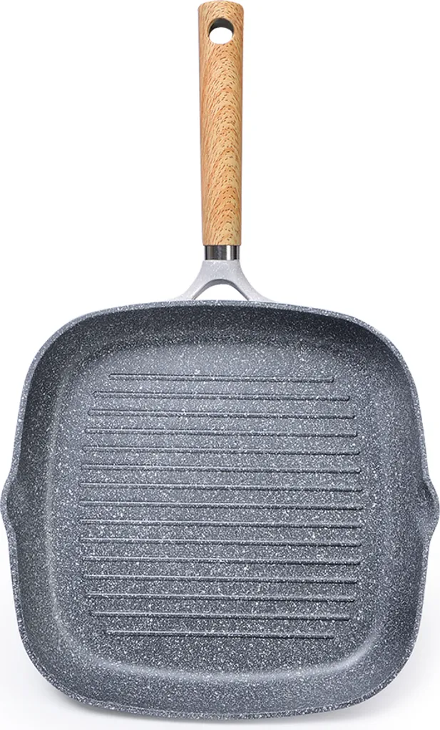 Fissman-Shadow Borneo grill pan, 28x4.5cm, aluminum, grey