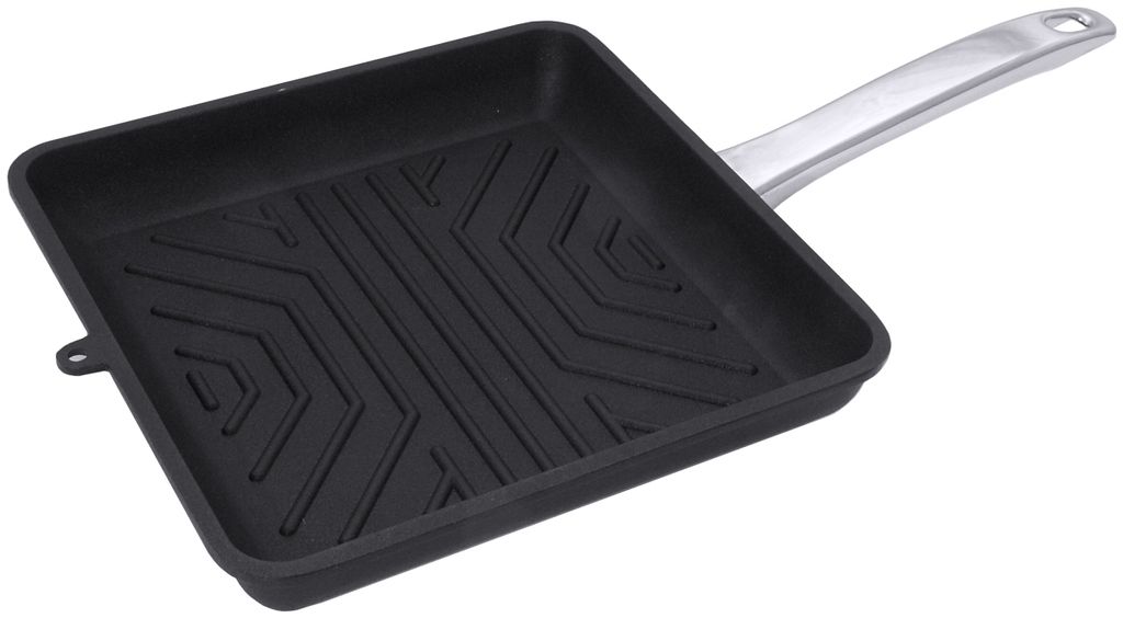 Contacto Grill pan, square, ribbed surface, variant selectable: 24 cm variant: 24 cm