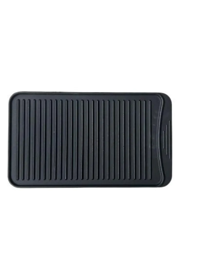 Gasline Ribbed cast iron grill plate - grill pan insert for oven/grill