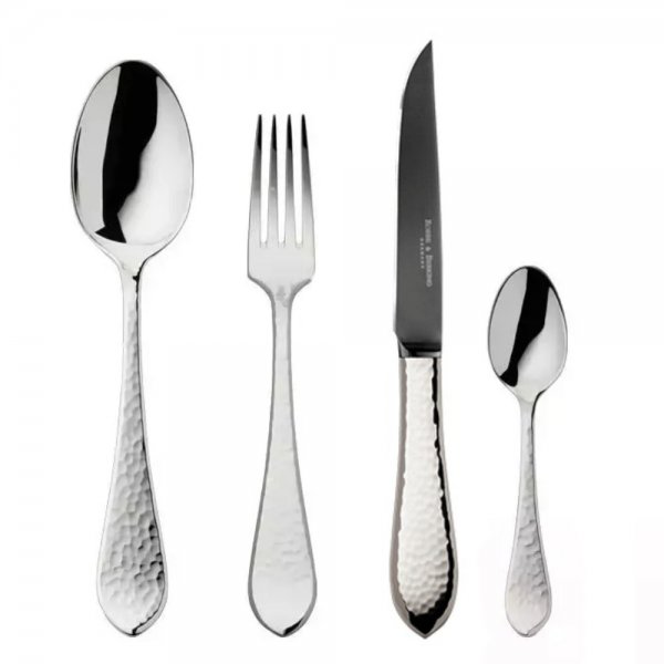 Grill set Martelé Frozen Black from Robbe & Berking