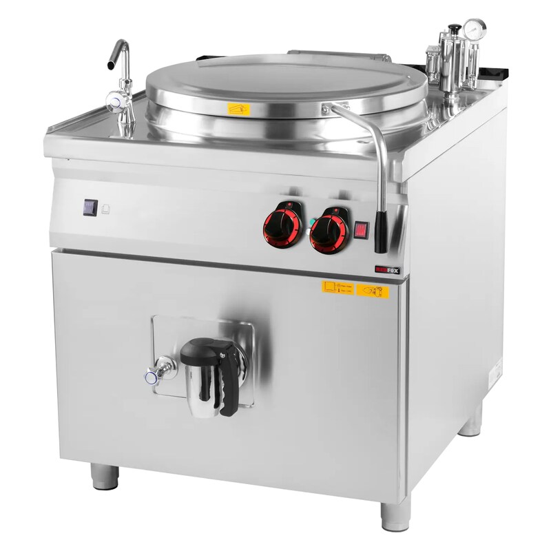 Groju gastro gas cooking kettle stainless steel 150L 22.5 kW 800x900x900mm