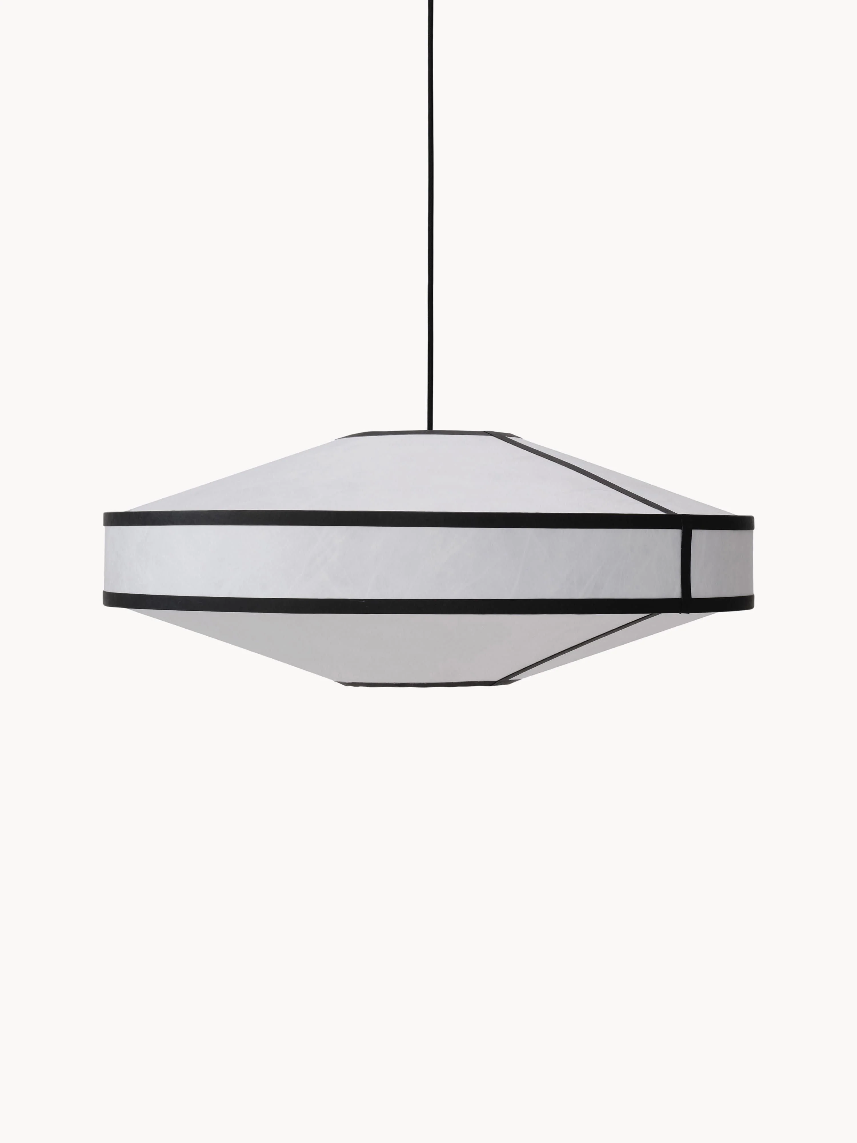 new-works Large Kite pendant light, White, Black