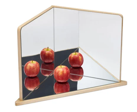 Large corner mirror