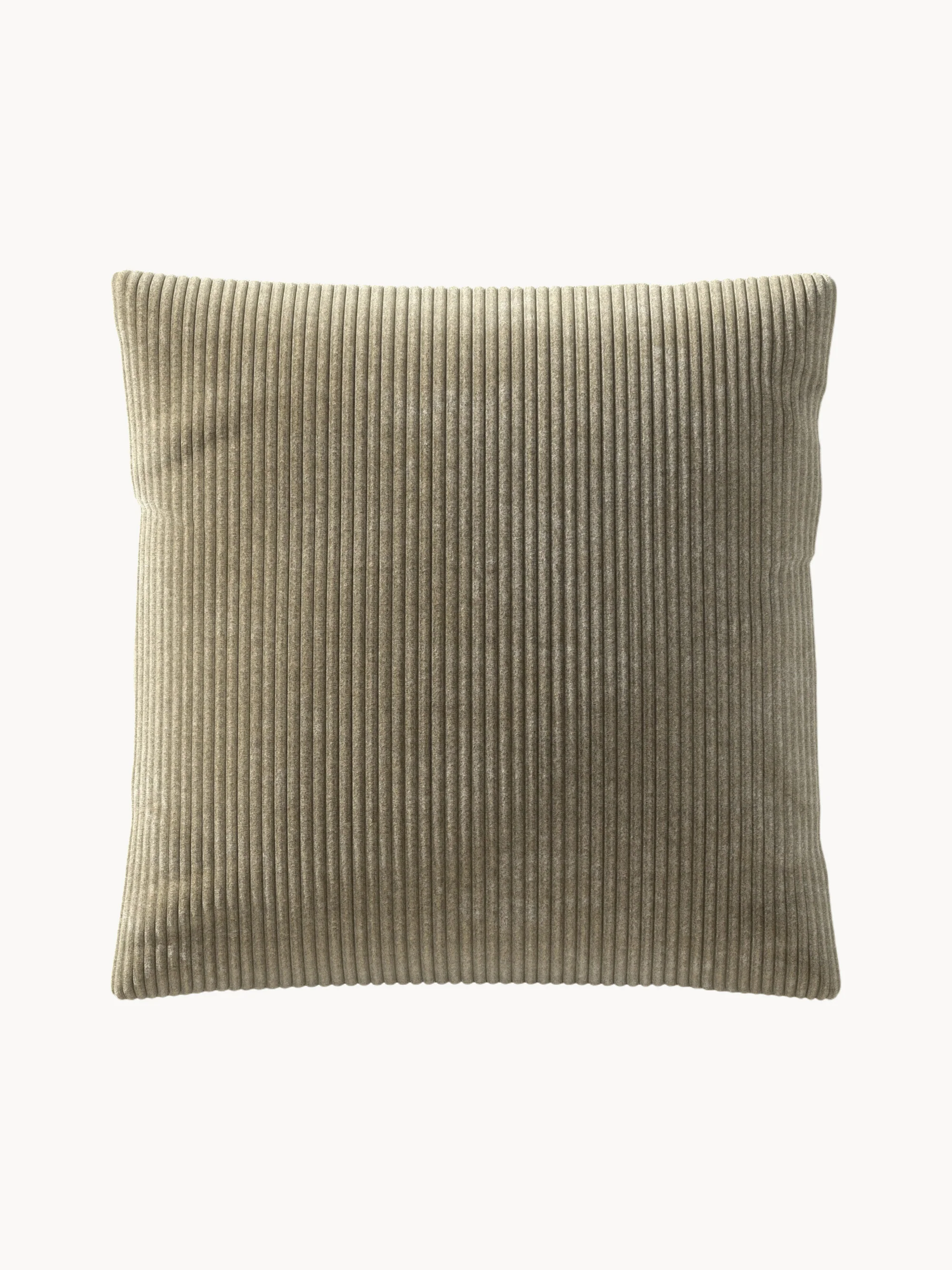 Large corduroy sofa cushion Vetsak, 60 x 60 cm