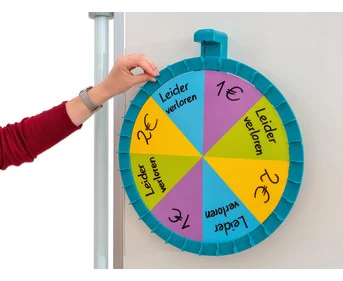 Large magnetic wheel of fortune