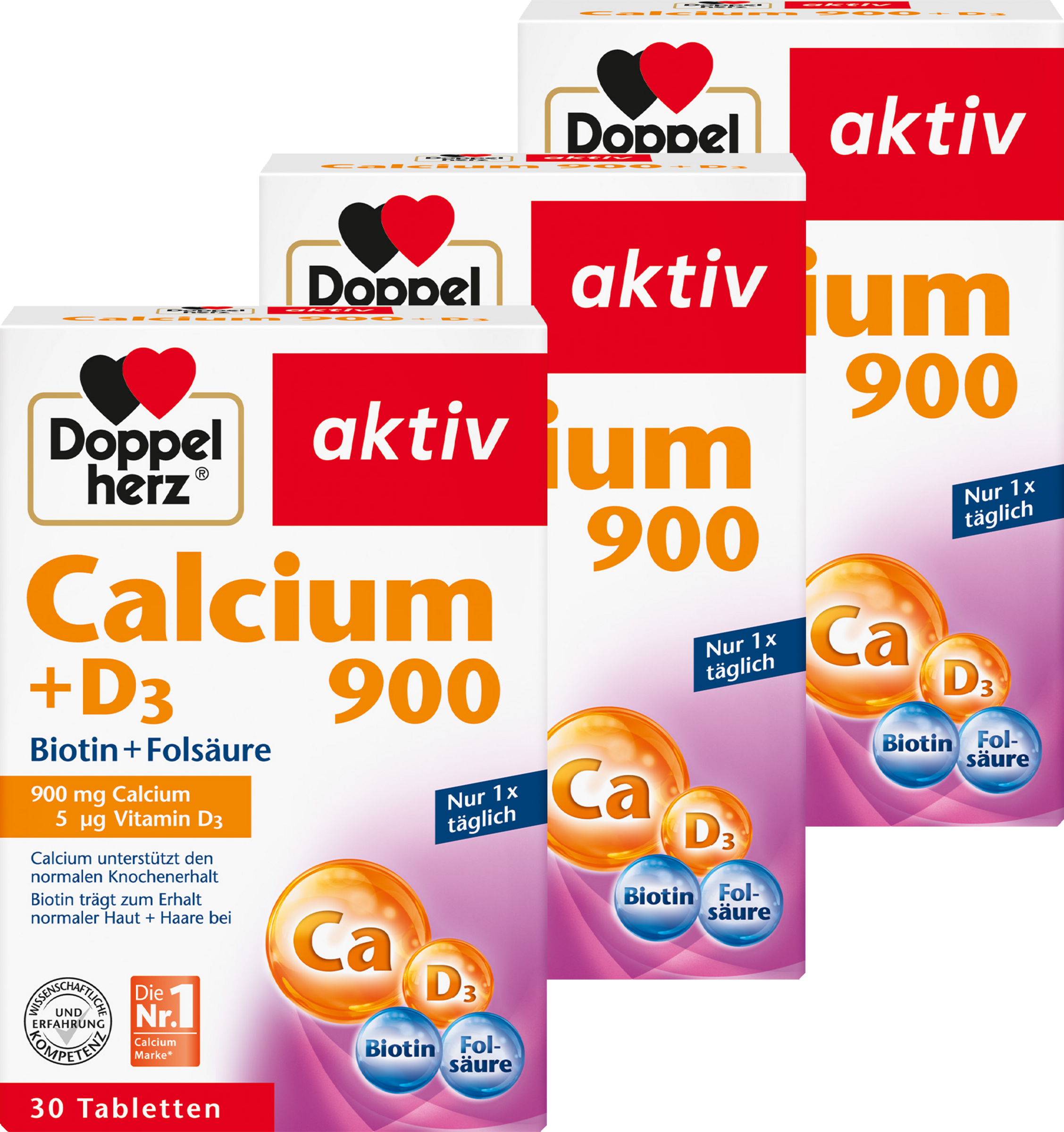 Doppelherz Large pack of active calcium + D3
