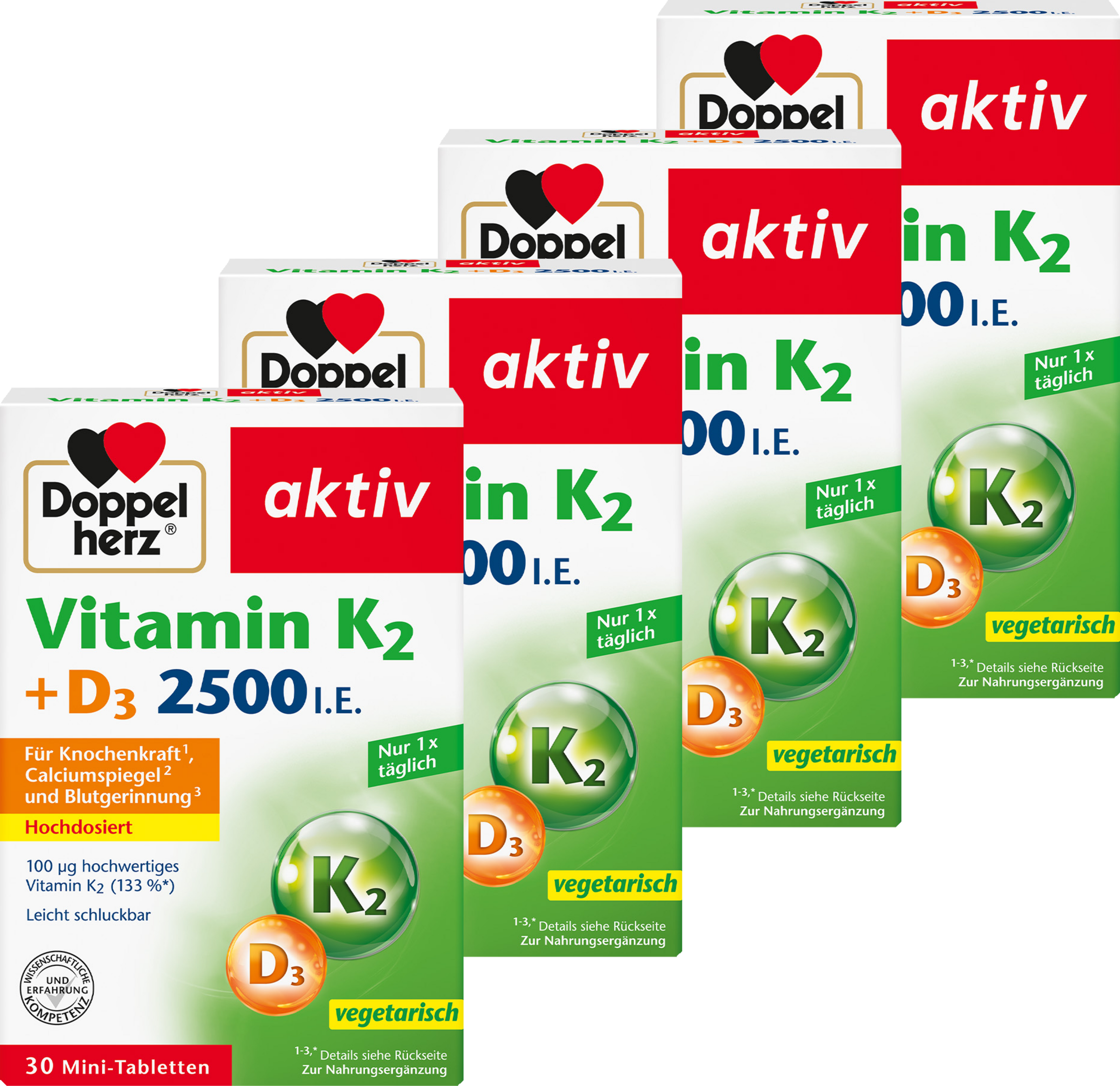 Doppelherz Large pack Doppelherz Vitamin K2 + D3 2500 I.U.