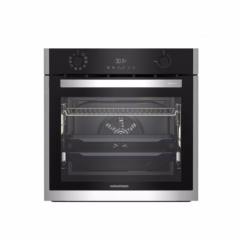 Grundig GEBM19300BMPF Built-in Oven, Pyrolytic Oven, 60cm, Multifunctional Oven
